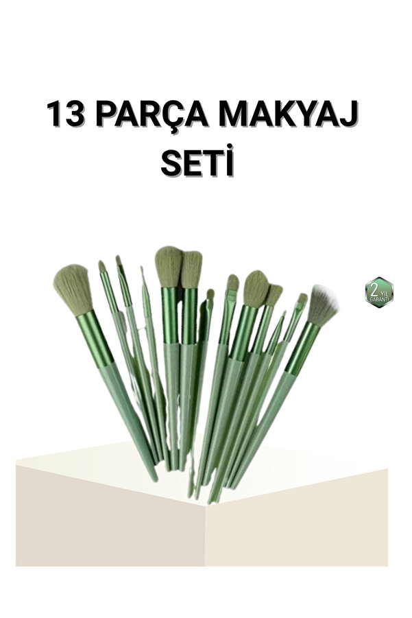 13’Lü Profesyonel Makyaj Fırça Seti̇ – Yumuşak Senteti̇k Kıllı, Tüm Ci̇lt Ti̇pleri̇ne Uygun