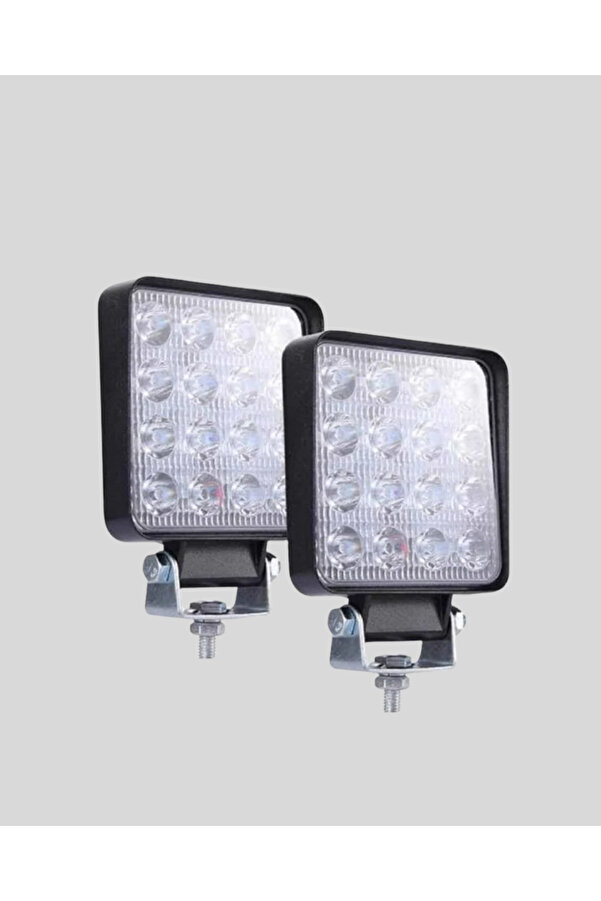 16 Led Geni̇ş Açılı Araç Aydınlatma Farı | Yüksek Parlaklık, Dayanıklı Gövde