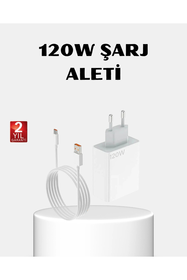 120W Type-C Hızlı Şarj Adaptörü – Akıllı Koruma Ve Turbo Güç Desteği̇