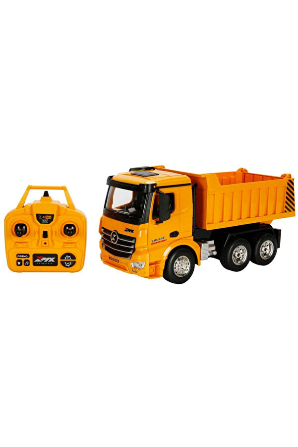 Buğz 1/18 Uzaktan Kumandalı Sesli̇ Ve Işıklı Damperli̇ Kamyon F/F