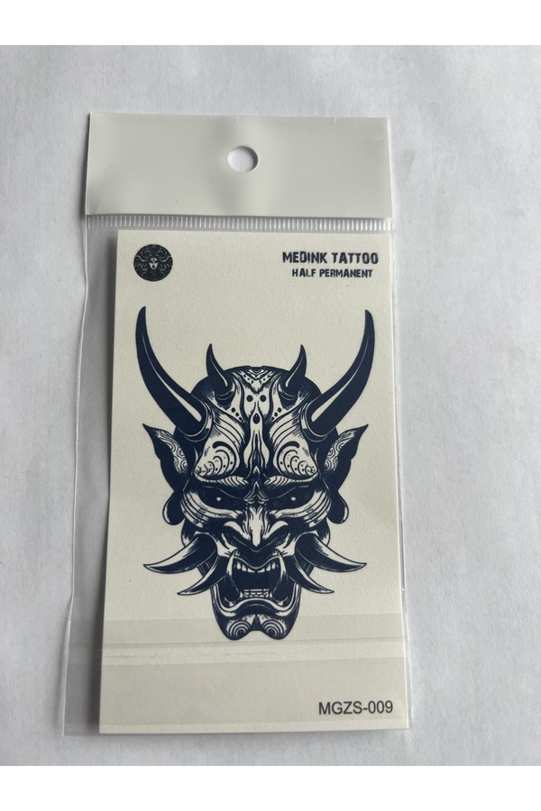 Ai̇rbrush Tattoo Şeytan 11X8 Cm Yarı Kalıcı Geçi̇ci̇ Dövme Yapıştırma Dövme