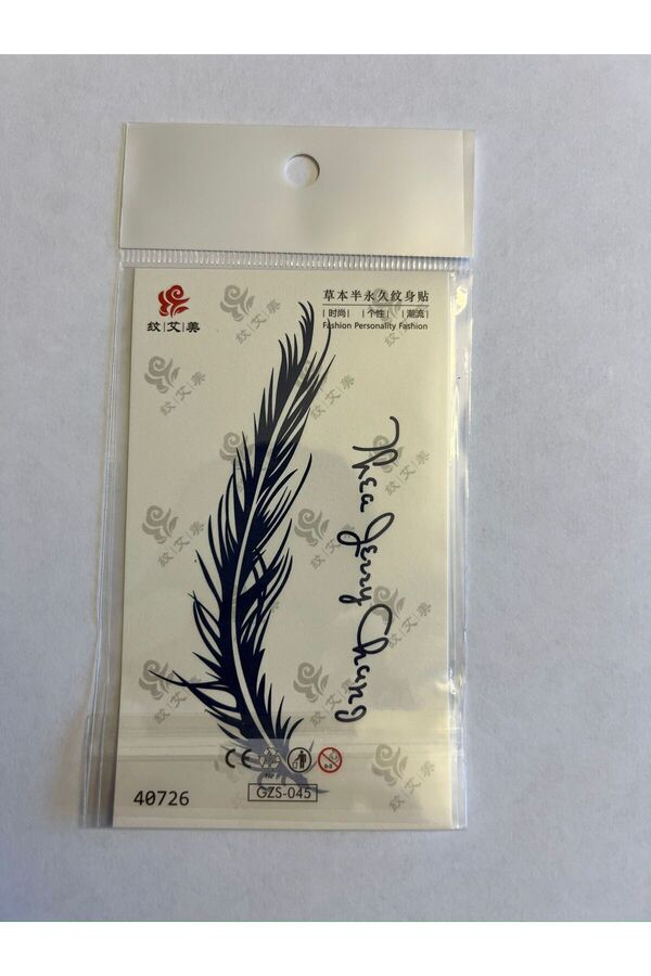 Ai̇rbrush Tattoo Tüy Mi̇ni̇mal Yarı Kalıcı Hayalet Geçi̇ci̇ Dövme Yapıştırma Dövme