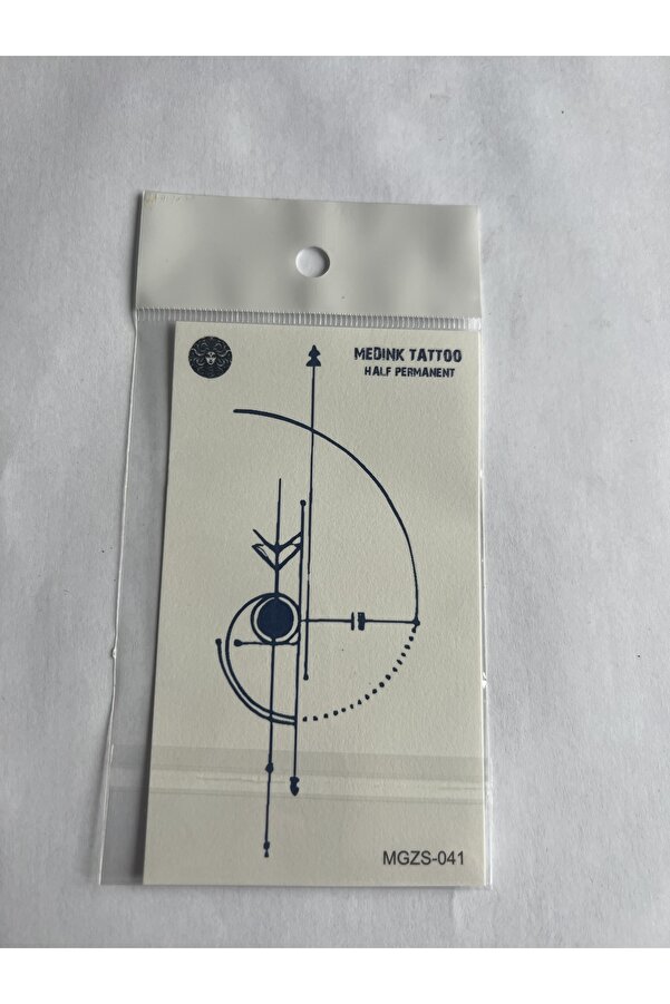 Ai̇rbrush Tattoo Çi̇zgi̇sel 11X8 Cm Yarı Kalıcı Geçi̇ci̇ Dövme Yapıştırma Dövme