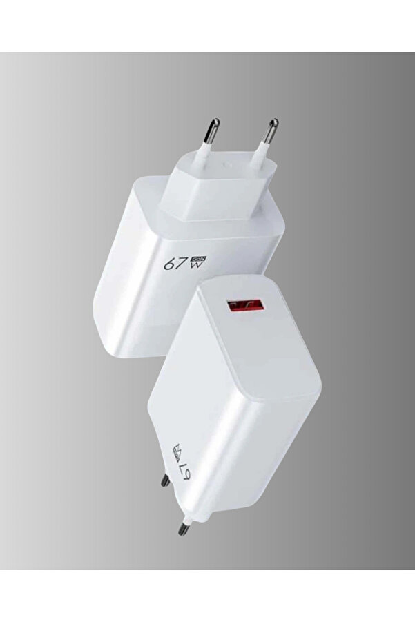 67W Süper Hızlı Şarj Adaptörü Ve Kablo Seti̇ - Güvenli̇, Kompakt Ve Ergonomi̇k Tasarım