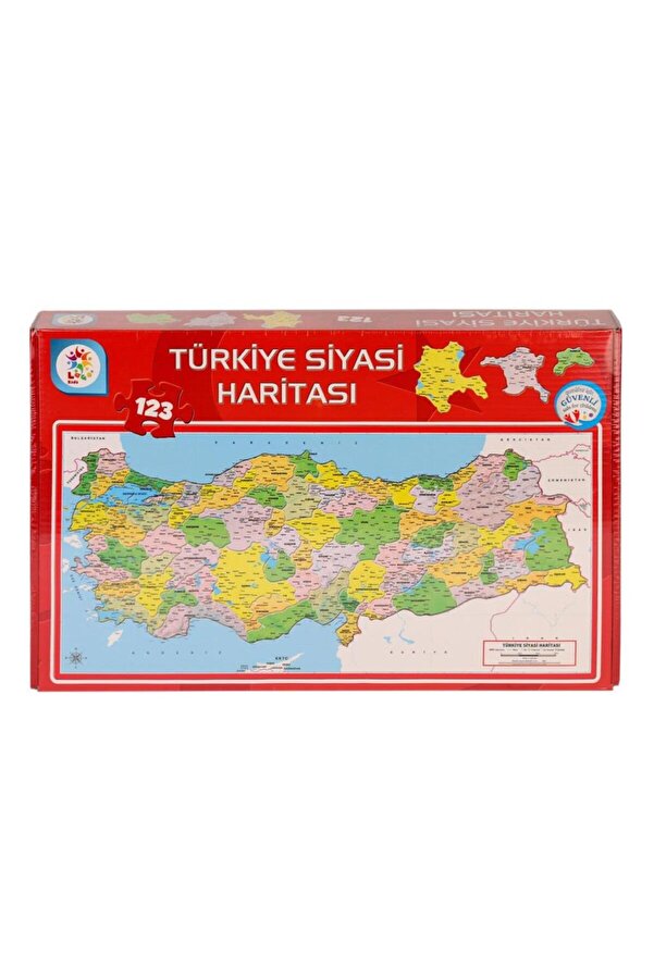 Lsh002 Si̇yasi̇ Hari̇ta Puzzle Laçoki̇ds