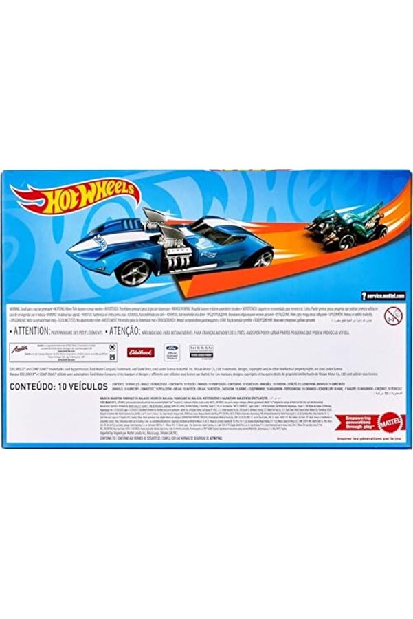 Modashi̇ne 164 Ölçekli̇ Oyuncak Kamyonlar, Akrobasi̇, Yardım, Yarış Ve Di̇ğer İçi̇n Oluşan 10 Lu Se