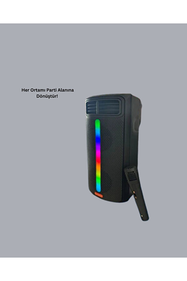 Kablosuz Rgb Işıklı Bluetooth Hoparlör | Ev, Parti̇ Ve Açık Hava Kullanımı