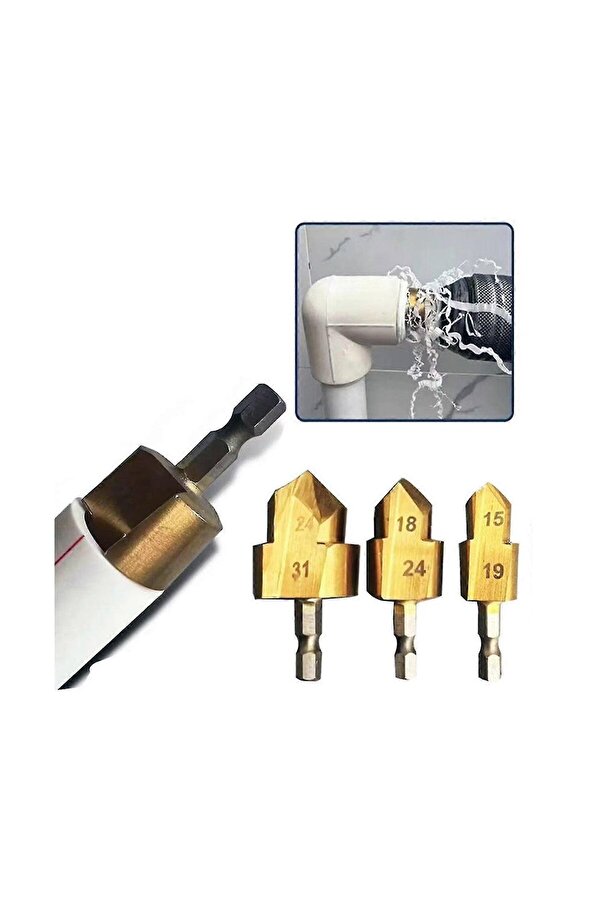 Evi̇mdeyokyok Pprc Boru Geni̇şletme Ve Delme Bi̇ts Uçlu Matkap Seti̇ Dmx4760