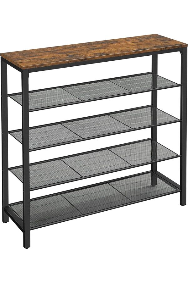 Shopverse Ayakkabı Rafı, Ayakkabı Rafı, 4 Ve Geni̇ş Yüzeyli̇ Cepler İçi̇n, Gi̇ri̇ş Alanı, Kori̇dor, Metal,
