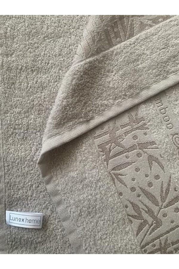 Shopverse %100 Bambu Havlu Takımı Vücut Havlusu 90X145 Cm, Baş Havlusu 50X85 Cm, Ekstra Yumuşaklık (