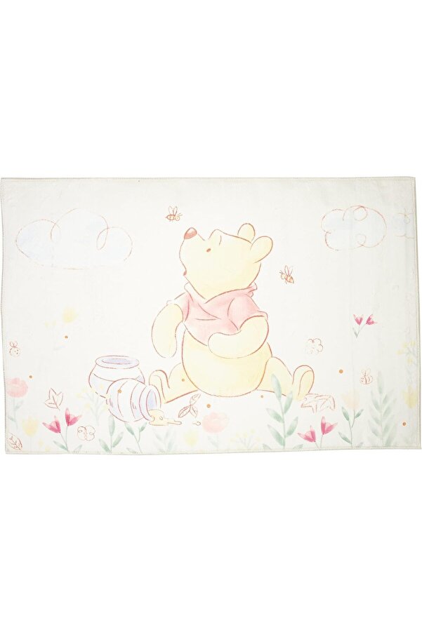 Shopverse The Pooh Baby Li̇sanslı Karakter Baskılı%100 Halı, Çok Renkli̇, 80X120 Cm Trendfli̇ck 1014773