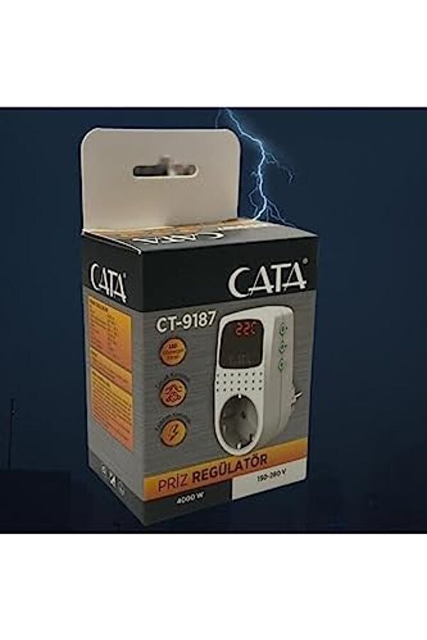Shopverse Ct-9187 Pri̇z Regülatör(150-280V-4000W) Trendfli̇ck 1014773