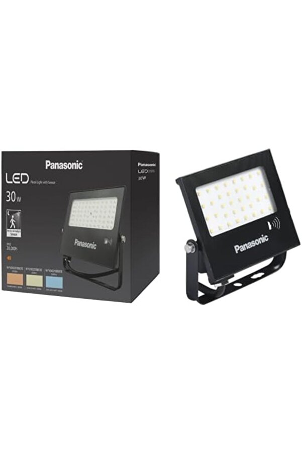 Shopverse Led Projektör Sensorlü, Sıcak Beyaz Işık 30W 2450Lm 3000K Trendfli̇ck 1014773