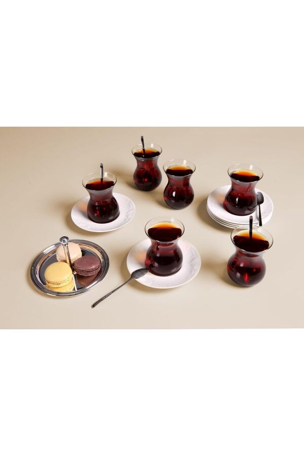 Shopverse Suzanne Alumi̇li̇te 6 Ki̇şi̇li̇k Çay Takımı Trendfli̇ck 1014773