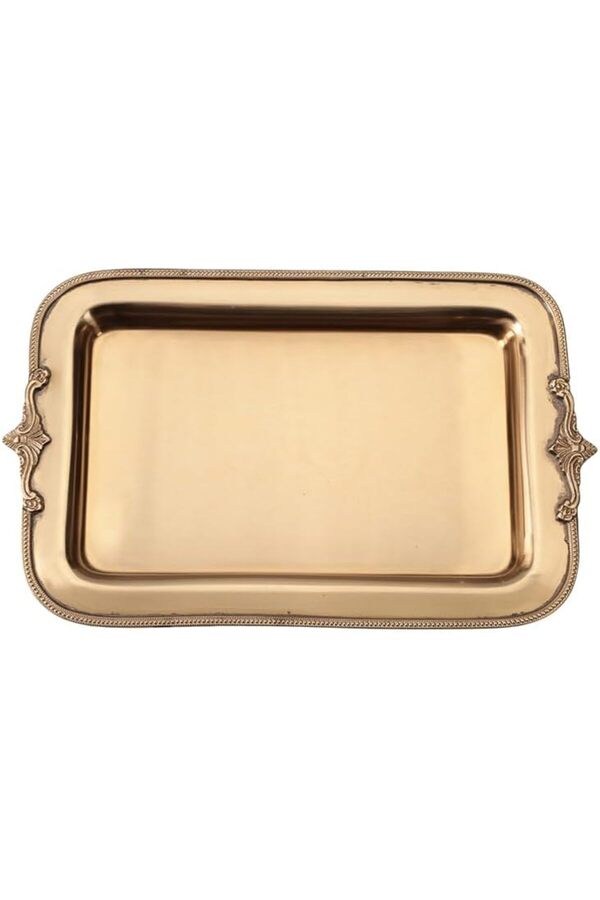 Shopverse Ri̇na Di̇kdörtgen Tepsi̇ 33X20Cm Trendfli̇ck 1014773
