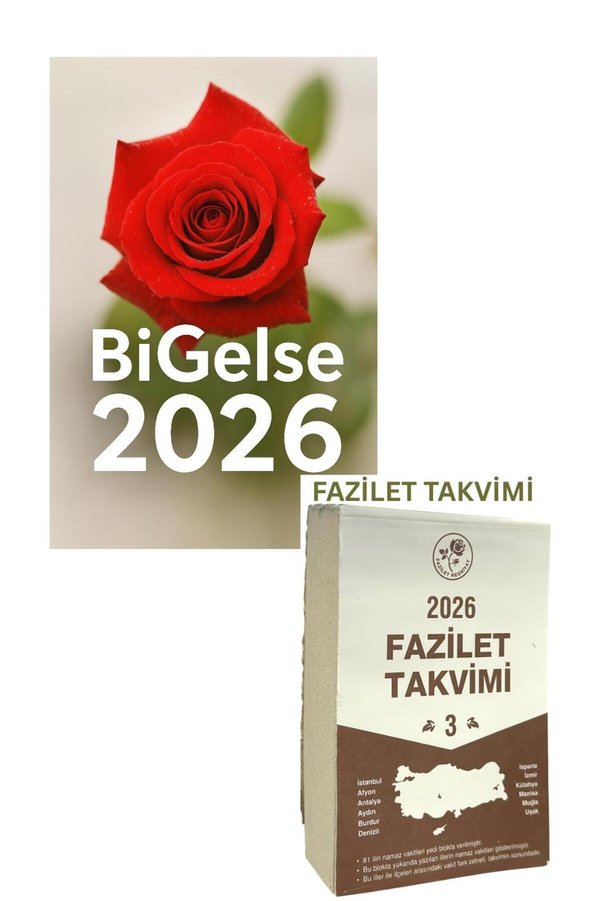 Fazilet Neşriyat BiGelse 2026 Hayat Rehberimiz Fazilet Blok Takvimi 7 Bölge Yurtiçi