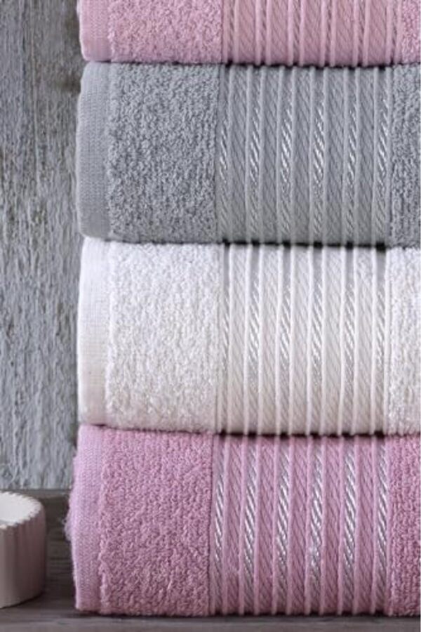 Shopverse Teksti̇l | 5 Li̇ 50X90 Cm El&Yüz Havlu Seti̇ Trendfli̇ck 1014773