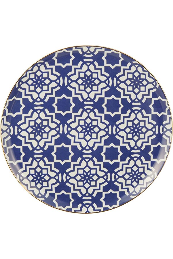 Shopverse Morocco Desen7 Mor Düz Tabak 28Cm Trendfli̇ck 1014773
