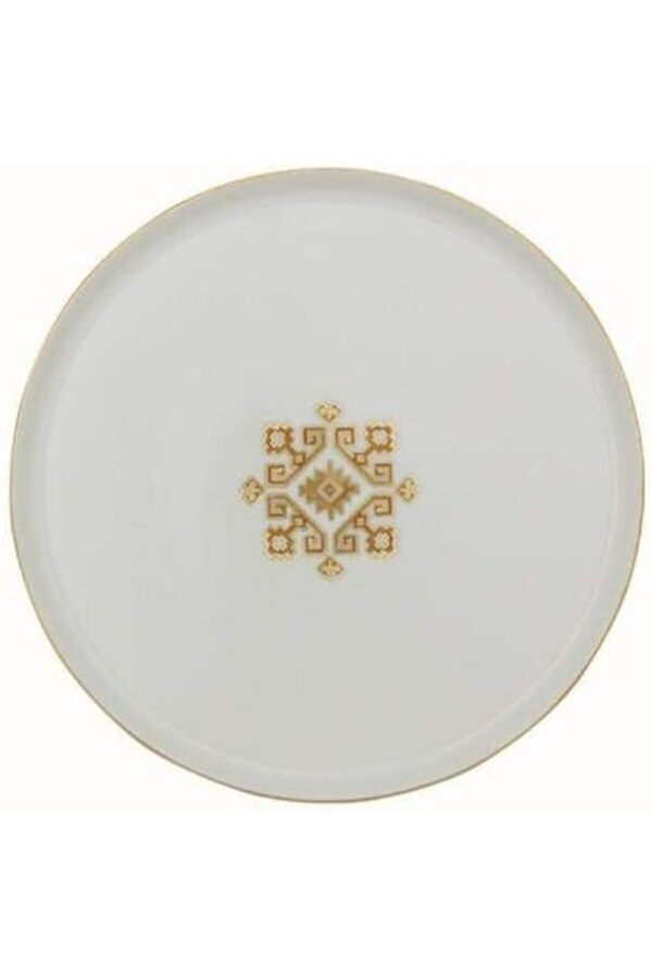 Shopverse Arabesque Desen Düz Tabak 21Cm Trendfli̇ck 1014773
