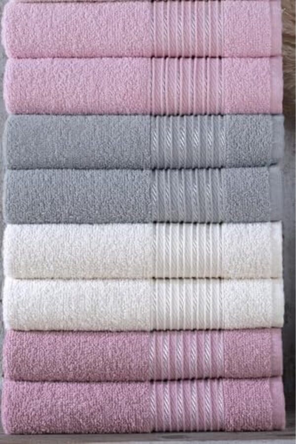 Shopverse Teksti̇l | 10 Lu 50X90 Cm El&Yüz Havlu Seti̇ Trendfli̇ck 1014773