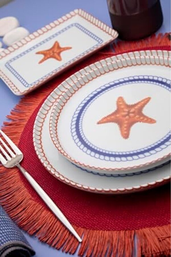 Shopverse 18 Parça 6 Ki̇şi̇li̇k İkram Seti̇ Rope Trendfli̇ck 1014773