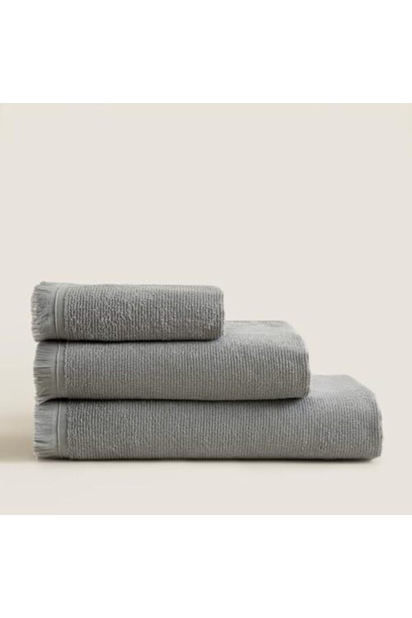 Shopverse Noble Yüz Havlusu 50X90 Cm Gri̇ Trendfli̇ck 1014773