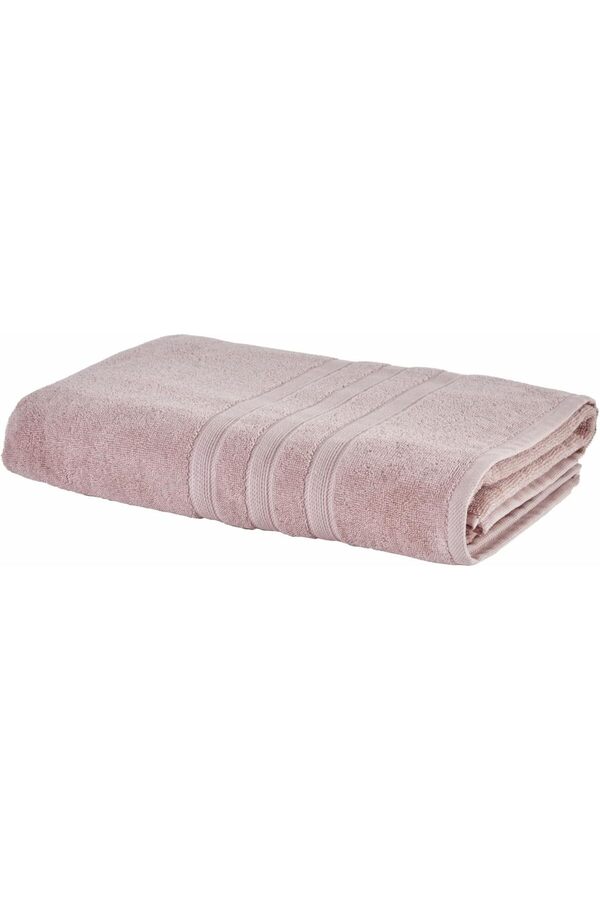 Shopverse Düz%100 Pamuk Havlu Pudra 85X150 Cm Trendfli̇ck 1014773