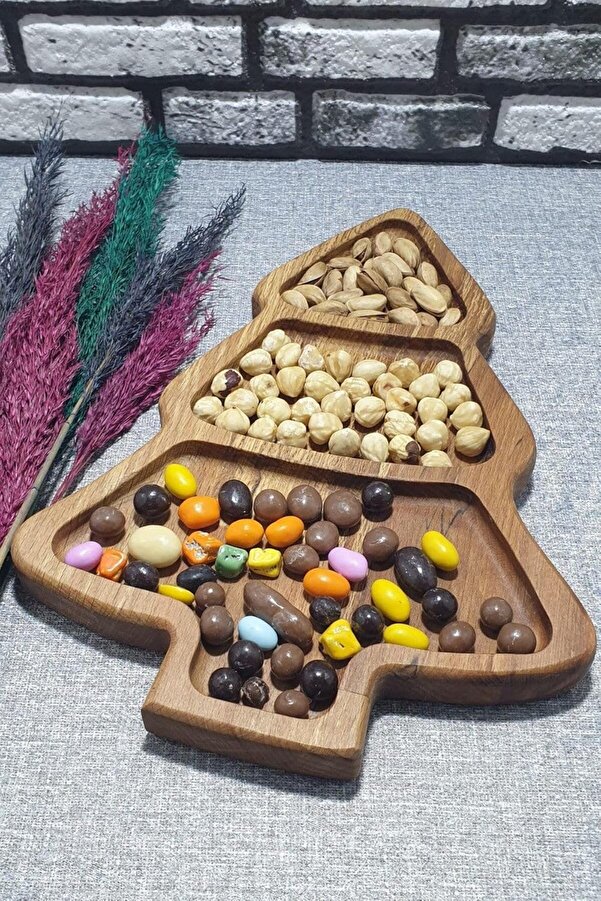 Shopverse Ahşap Çam Aac Servi̇s Sunum Taba Ve Çerezli̇k 30Cm Trendfli̇ck 1014773