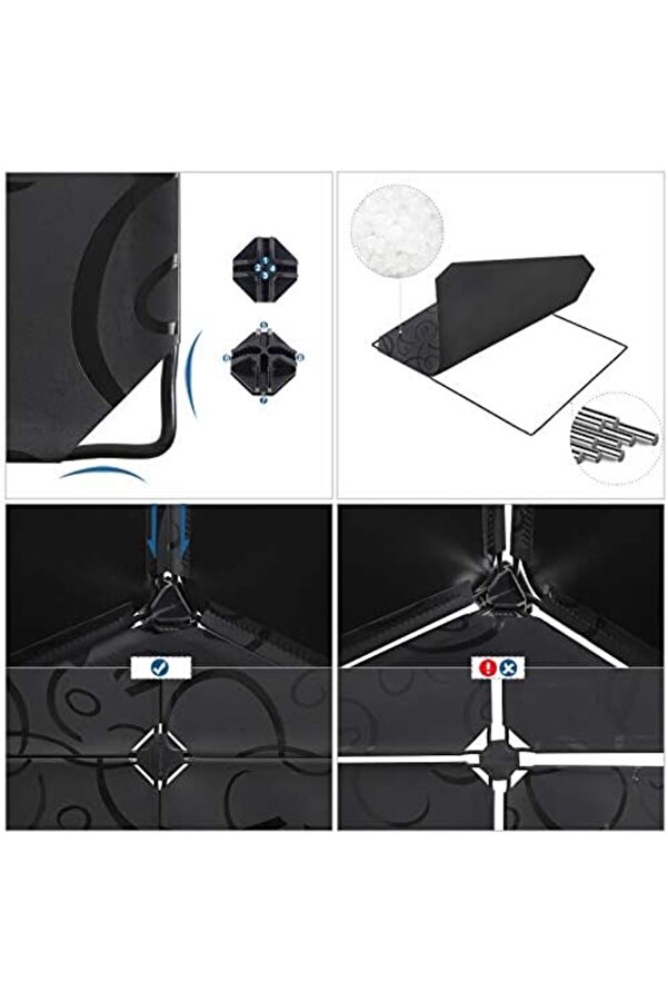 Shopverse 10 Sevi̇yeli̇ Ayakkabı Dolabı, Dıy, Pp Plasti̇kten, Devri̇lme Korumalı, 48 X 36 X 173 Cm, Si̇ya