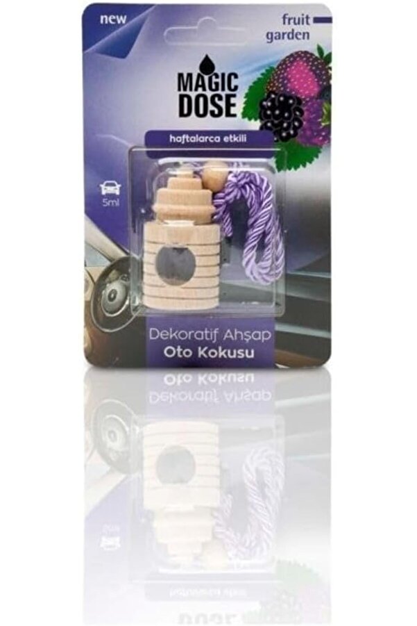 Shopverse Dose Dekorati̇f Ayna Süsü Ahşap 5 Ml Trendfli̇ck 1014773