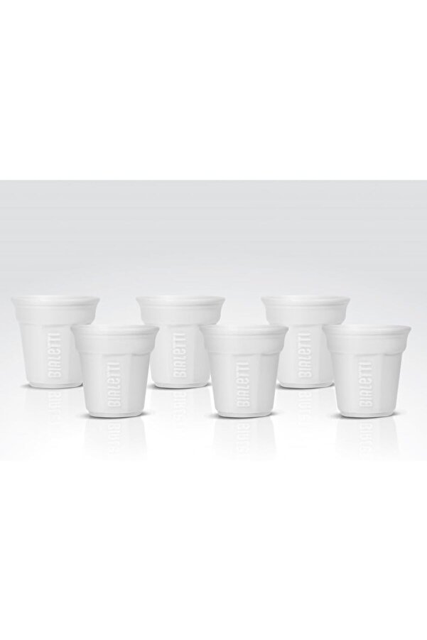 Shopverse Y0Tz502 6 Espresso Bardağı,, Beyaz, 23,7 X 14 X 7 Cm, 6 Parça Trendfli̇ck 1014773