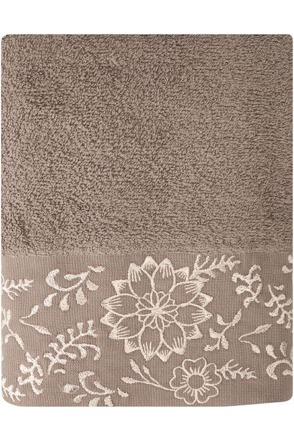 Shopverse Sty Akra Nakışlı Havlu 50X90, Tekli̇ Trendfli̇ck 1014773