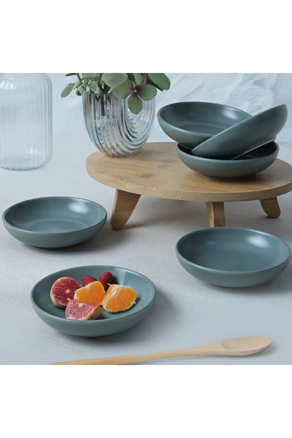 Shopverse Mat Yeşi̇l Halka Çerezli̇k/Sosluk 13 Cm 6 Adet 322 Trendfli̇ck 1014773