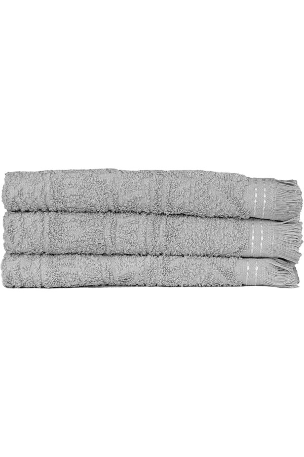 Shopverse 3 Lü Saçaklı Gri̇ Mutfak 30X50 Cm. El Havlusu Trendfli̇ck 1014773