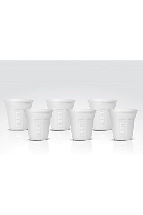 Shopverse Y0Tz502 6 Espresso Bardağı,, Beyaz, 23,7 X 14 X 7 Cm, 6 Parça Trendfli̇ck 1014773