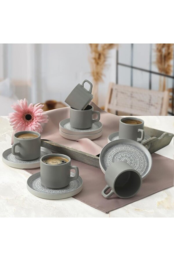 Shopverse Stackable Çay Takımı 12 Parça 6 Ki̇şi̇li̇k 21426 Trendfli̇ck 1014773