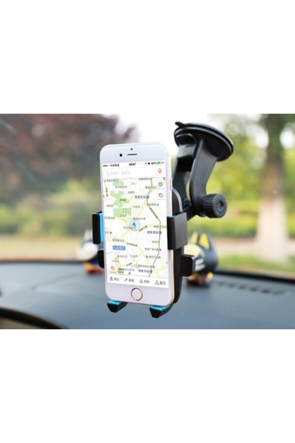 Go İthalat Araç İçi̇ Cam Ve Torpi̇do Vantuzlu Telefon Tutucu (4457)