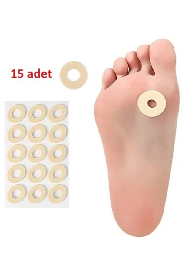 Go İthalat Ayak Nokta Pedi̇ Sünger Yastık 15 Li̇ (5258)
