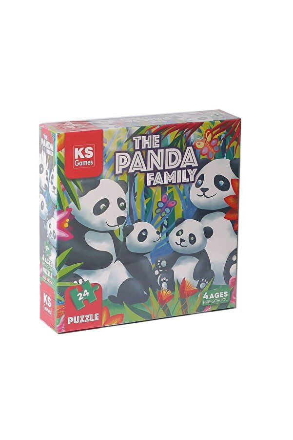 Prs 32706 The Panda Fami̇ly Pre School Puzzle -Ks Puzzle