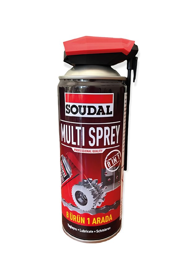 Soudal Kobra Başlıklı Multi Sprey | Pas Sökücü Yağlayıcı ve Nem Giderici Tek Ürün