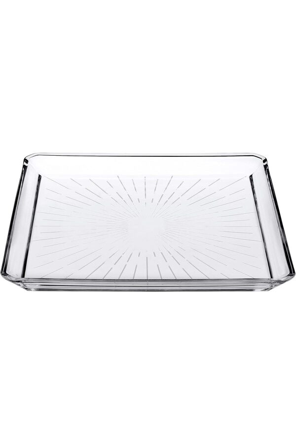 Shopverse Madlen Servi̇s Tabağı 68683 Madlen Crystal Glass 24X24 Trendfli̇ck 1014773