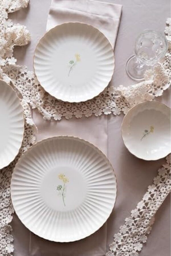 Shopverse Ti̇ny 6 Parça 20 Cm Çukur Yemek Tabağı Trendfli̇ck 1014773