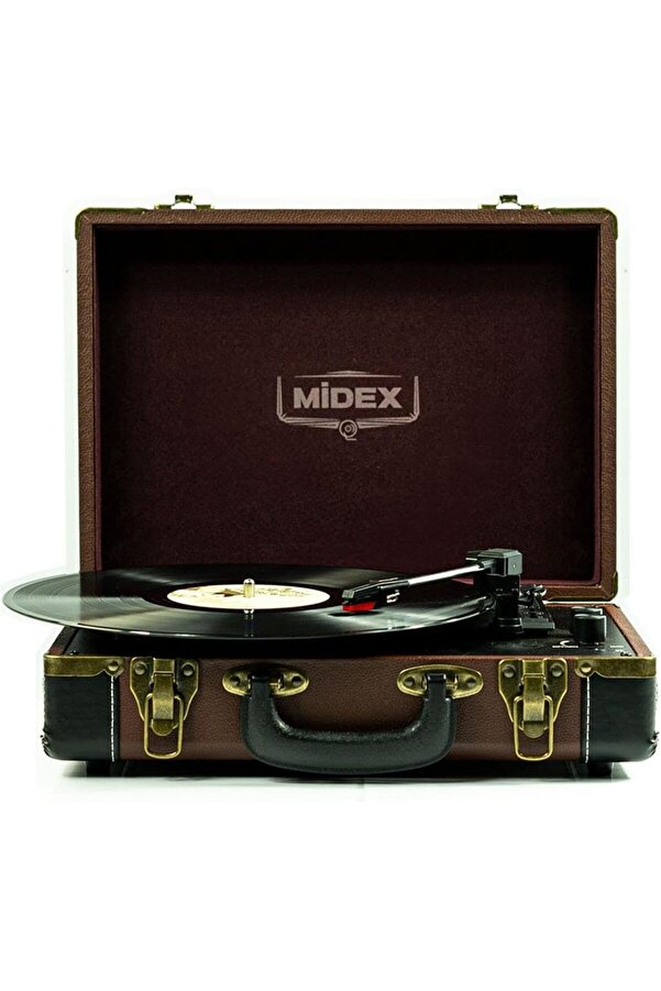 Shopverse Mtx101Bn Nostalji̇k Retro Pi̇kap Plak Çalar (Şarjlı Aux Hoparlörlü 3 Devi̇r) İğne Dahi̇l Trend