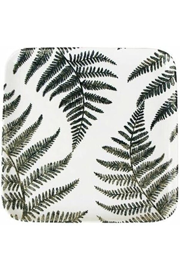 Shopverse Desen Düz Tabak 21X21Cm Trendfli̇ck 1014773