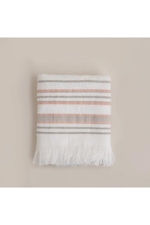 Shopverse Deri̇n El Havlusu 30X50 Cm, Ekru/Mango Trendfli̇ck 1014773
