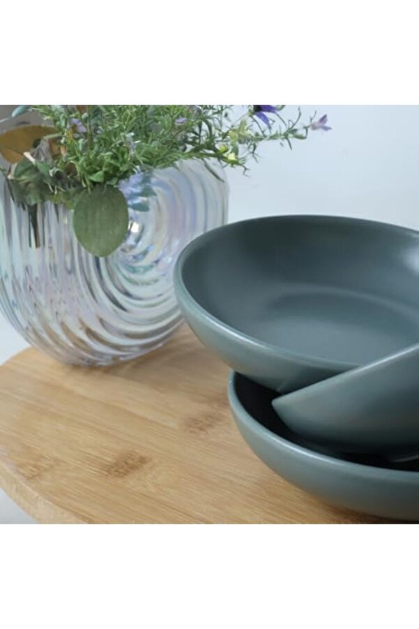 Shopverse Mat Yeşi̇l Halka Çerezli̇k/Sosluk 13 Cm 6 Adet 322 Trendfli̇ck 1014773