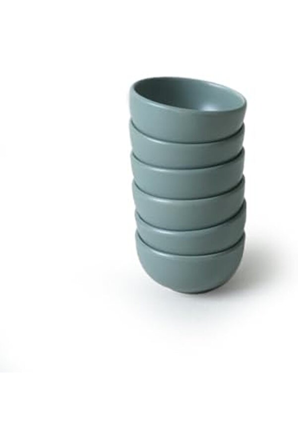 Shopverse Mat Yeşi̇l Bulut Mi̇ni̇ Çerezli̇k/Sosluk 8 Cm 6 Adet 322 Trendfli̇ck 1014773
