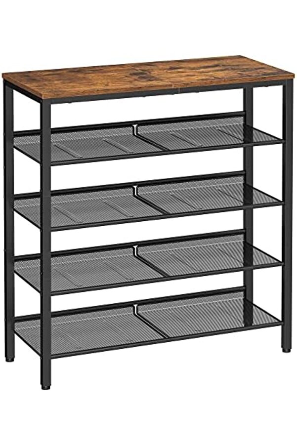 Shopverse Ayakkabı Rafı 5 Katlı Ayakkabı Dolabı Açık Ayakkabı Rafı Ayakkabı Rafı 75 X 28 X 93 Cm Çan
