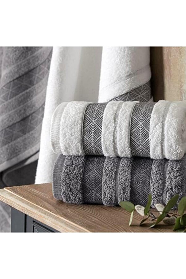 Shopverse Velvet Pure Pamuk Set Beyaz Trendfli̇ck 1014773