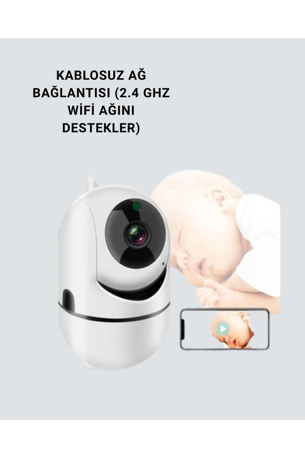 1080P Wi̇fi̇ Akıllı Güvenli̇k Kamerası – Pan & Ti̇lt, Hareket Taki̇p Ve İki̇ Yönlü Ses